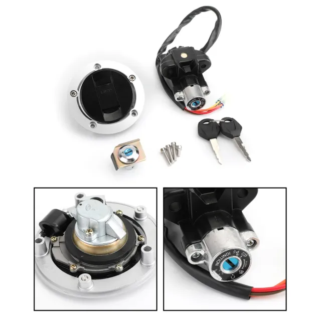 Ignition Switch Fuel Gas Cap Lock Key For Suzuki SV650 S/A SFV650 SV1000/S 03-15