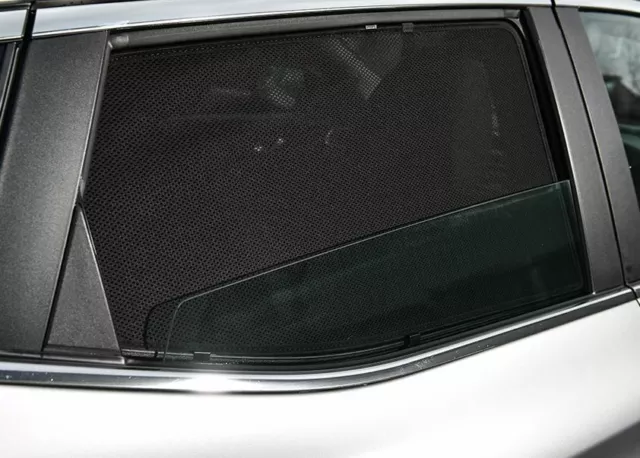 Sonnenschutz UV-Schutz 2 teilig Seitenfensterabdeckung durchsichtig für  Porsche
