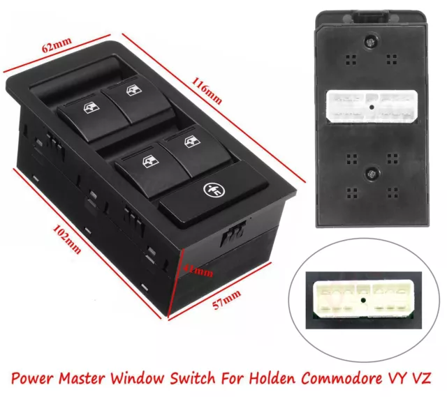 Electric Power Master Window Switch Control For Holden Commodore VY VZ 92111629