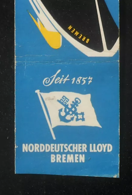 1950s TS Bremen Cruise Ship Norddeutscher Lloyd Seit 1857 Bremen Germany MB