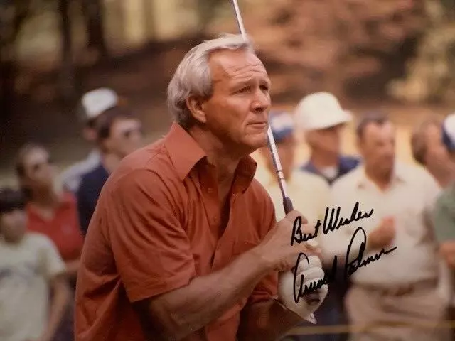 Arnold Pamer Pga Golf Legend Hand Signed Autographed 8X10 #4