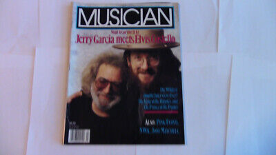 Musician magazine Mar. 1991 Jerry Garcia Elvis Costello cover