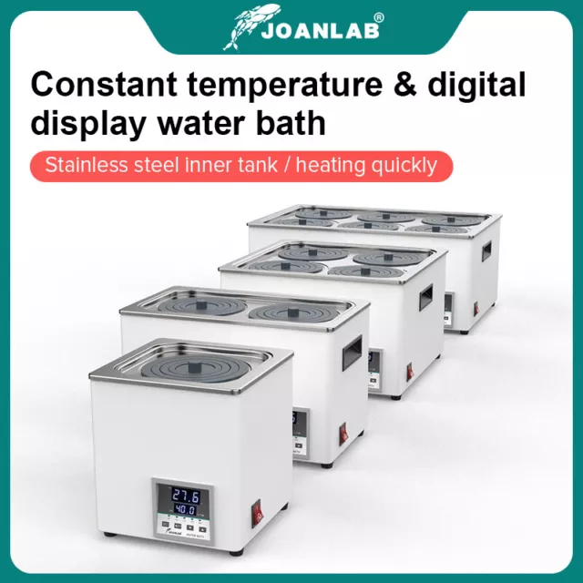 220V Thermostatic Lab Water Bath 3L 6L 12L Digital Water Bath Heater 300-1800W