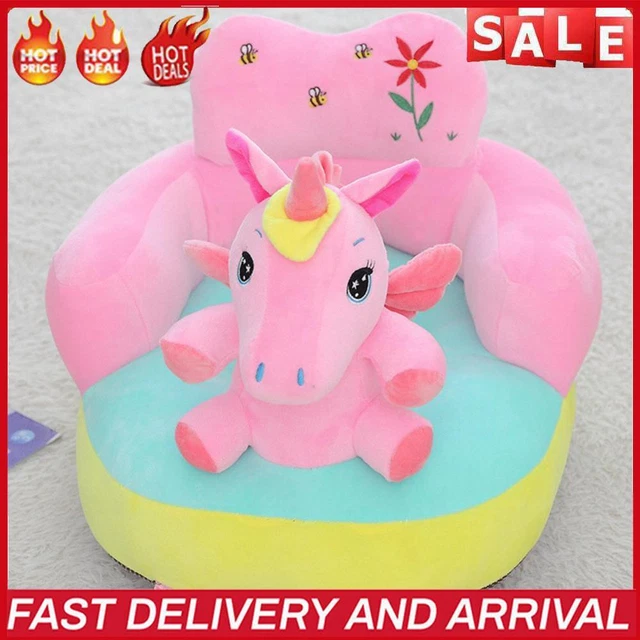 Cartoon Childrens Sofa Cover Non-Brief Animal Child Stool Cover Elastic No Filler