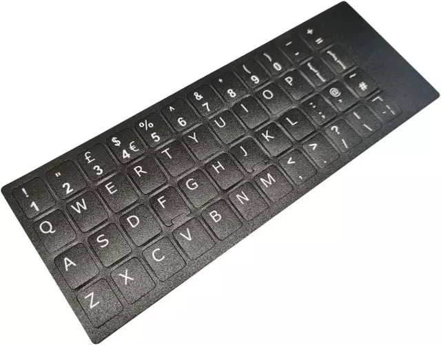 Keyboard Stickers UK English Layout QWERTY Key Repair Covers