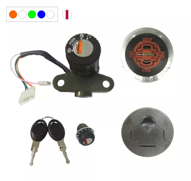 Ignition Switch Lock Set Aprilia RS125(4 Wire), Pegaso 650