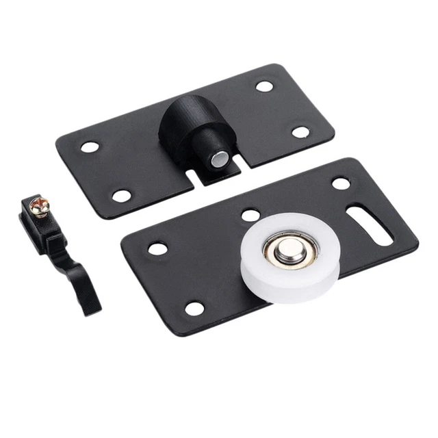 FURNITURE SLIDING DOOR Wheels Barn Door Bottom Guide £7.74 - PicClick UK
