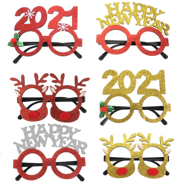 Bicchieri di Natale tessuto non tessuto festa di Capodanno foto oggetti di scena riempitivo sacchetti di Natale