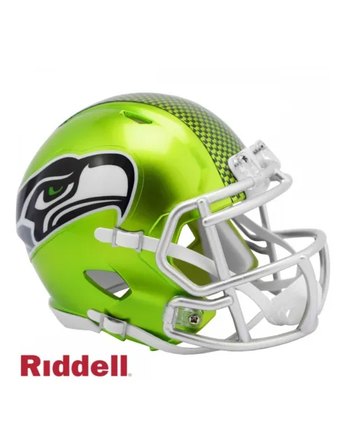 Seattle Seahawks NFL Mini Helm SPEED ALT FLASH