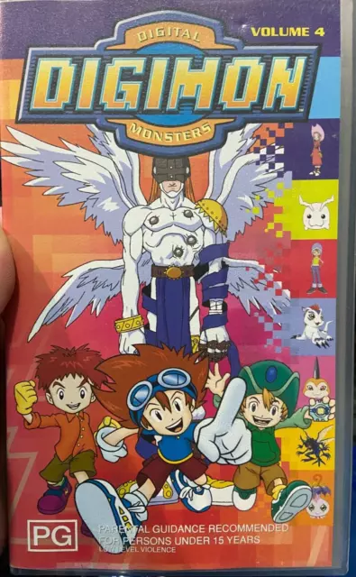 Digimon Volume 4 VHS VIDEO TAPE (animated kids tv series)