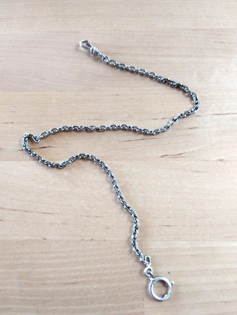 ANCIENNE CHAÎNE DE Montre Giletiere Argent Massif Français 19Eme Siècle 13 Gr EUR 40,00 - PicClick FR