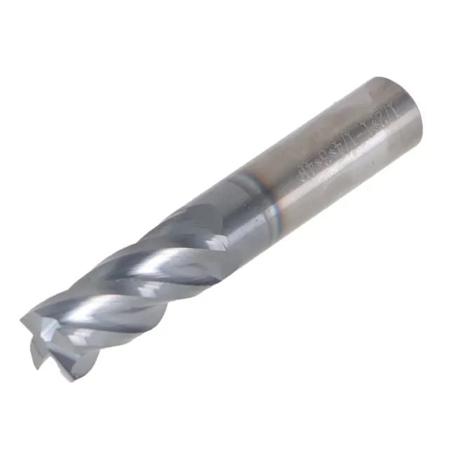 1/2" x 1-1/4" x 3" 4 Flute Variable Helix Solid Carbide End Mill AlTiN Coated