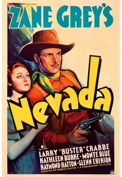 Buster Crabbe Nevada Zane Grey Movie Poster Print 17 X 12 Reproduction