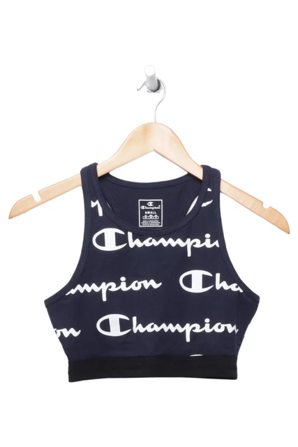 CHAMPION reggiseno sportivo donna senza ferretto blu taglia S
