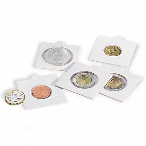 Lighthouse MATRIX Self Adhesive Coin Holders / Coin Flips (25)