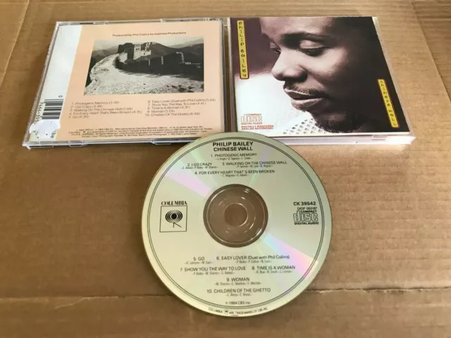 Philip Bailey Chinese Wall - Music on CD