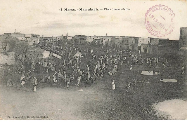 Maroc Ab#Mk944 Marrakech Place Jemaa Et Fna