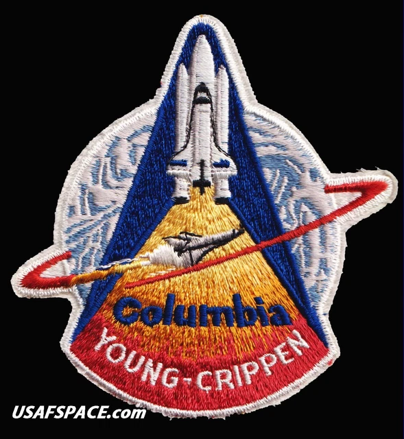 VINTAGE - ORIGINAL - LION BROS STS-1 - Columbia NASA SPACE SHUTTLE Mission PATCH