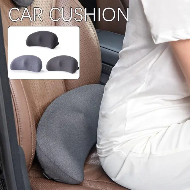 Waist Pillow Cushion Back Home Memory Foam Lumbar Support Car Seat Office