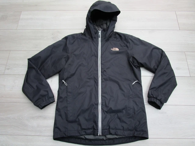 The North Face Mens Quest Insulated Jacket Hyvent Waterproof Rain Coat M Black
