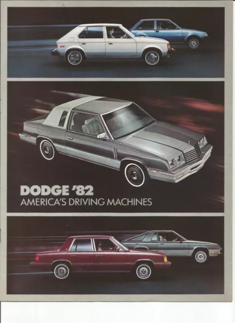 1982 Dodge Mirada, Diplomat,  Aries, 400, Omni, 024, Colt, Ram Pickup Brochure