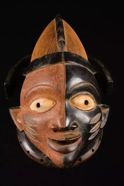 18312 African Old Gelede Helmet Mask/Helmet Mask Nigeria