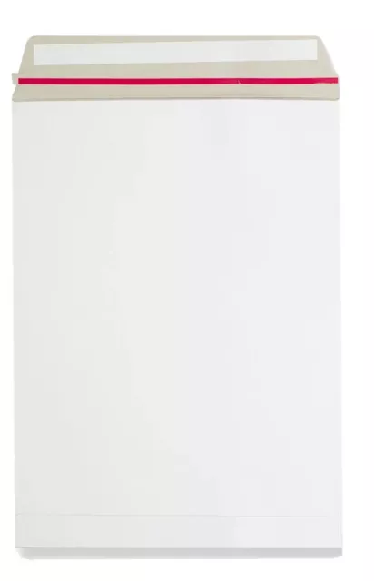 White All Board Envelopes All Sizes Cardboard Strong Mailers C5 241x178mm