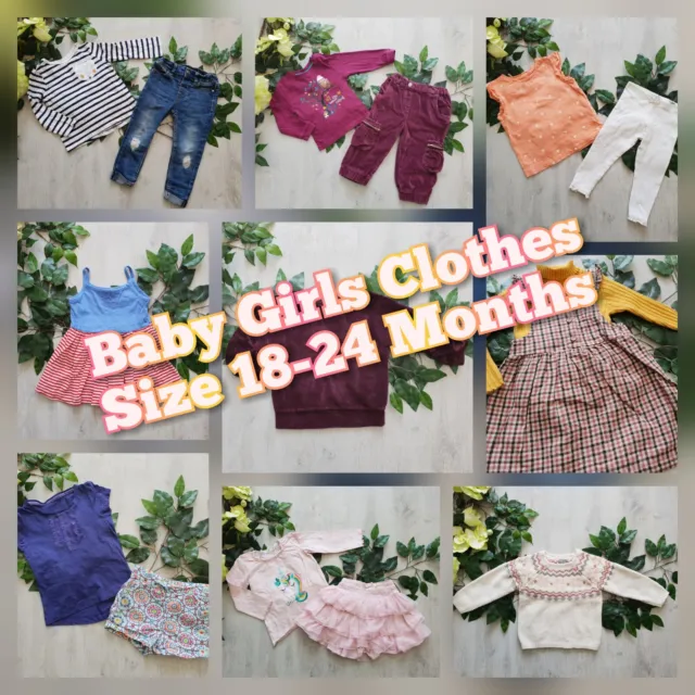 Baby Girls Clothes Make Build Your Own Bundle Job Lot Size 18-24 Months Outfit