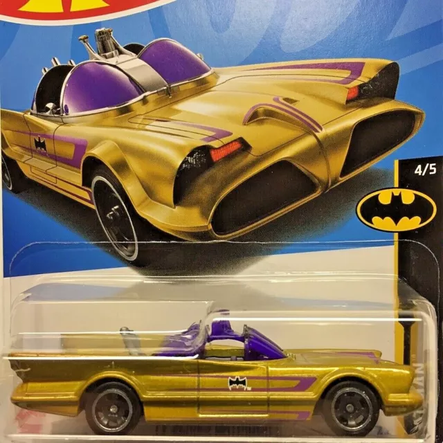 2023 HOT WHEELS #137 - Batmobile (Gold Recolour #4 Batman - Long