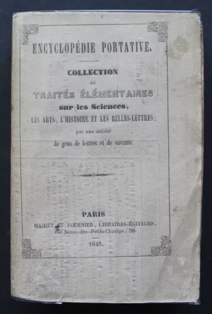 ESOTERISME - Ferdinand DENIS "Le Monde Enchanté" E.O. 1843 broché T.B.E.