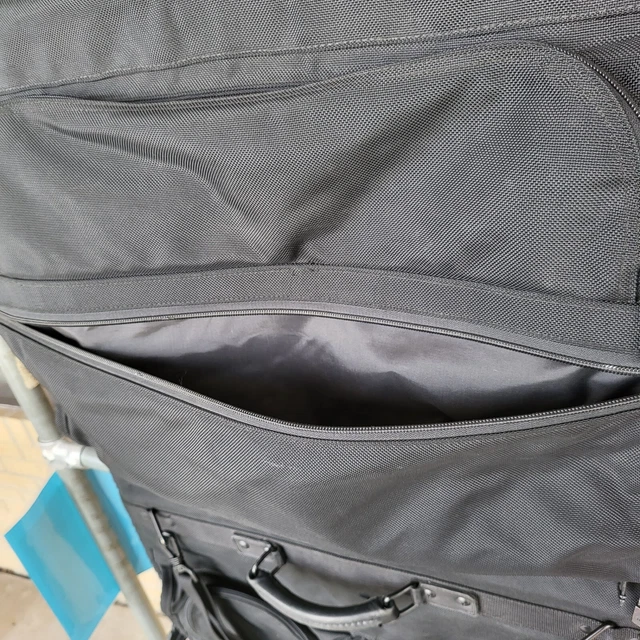 Genuine TUMI Ballistic Nylon Black Bi-Fold Luggage Garment Bag w/Shoulder Strap 20