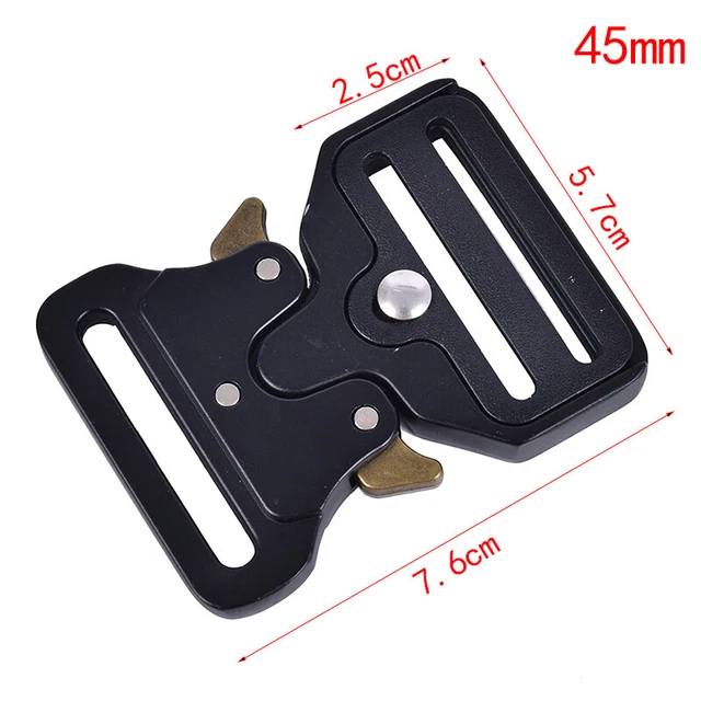 Hebillas de correa de metal de liberación lateral rápida para bolsas de tela accesorios de equipaje sin
