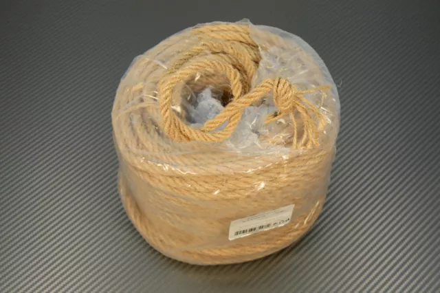 d4mm-50m[0,26 EUR/m] Juteseil Leine Tau Tauwerk Deko Seile Hanfseil Jute Schnur