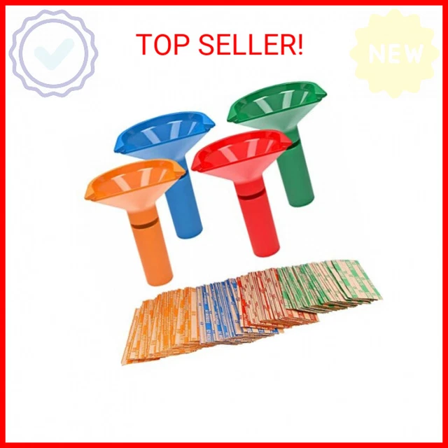 Coin Storage & Sorter Tubes 4 Color – Coded Coin Counters Tubes and Assorted Coi