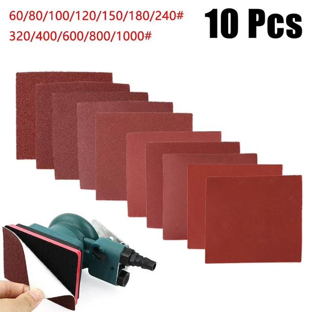 Satisfacción papel de lija papel de lija óxido de aluminio rojo herramientas 110 * 100 m