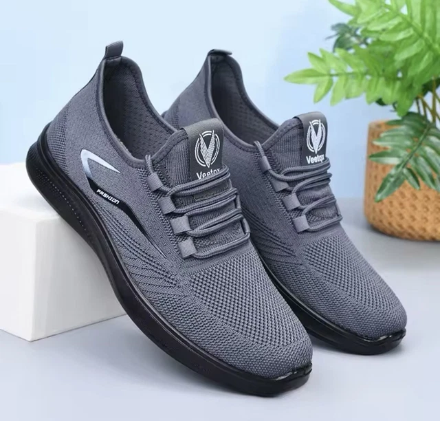 Chaussures De Sport Femme Légères Et Respirantes – Baskets Running à Enfiler, Mesh Confortable, Semelle Antidérapante – Idéales Pour La Marche Et Le Gym