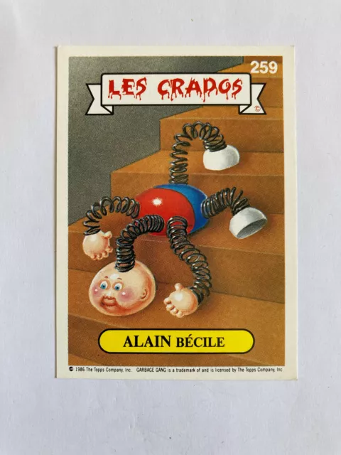 Carte autocollant 259 Les Crados 2 - Alain bécile sticker Art Spiegelman