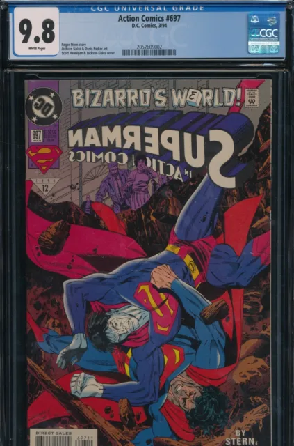 Cgc 9.8 Superman Blizzards World 1994 Dc Comic Book 697 Graded White Pages Tphlc