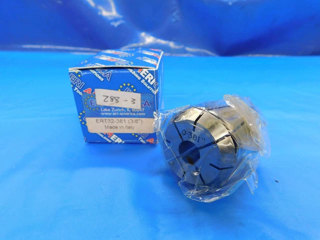 New Eri America Er32 Tapping Collet Size 3/8 Made In Italy Ert32-381 .381 .375