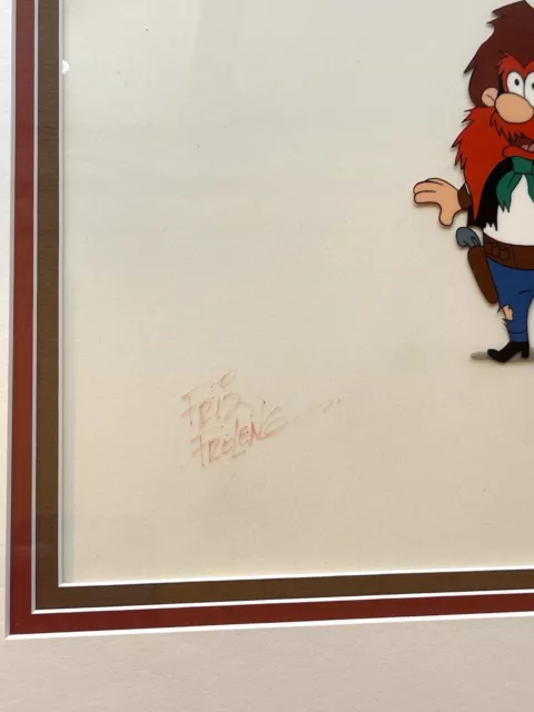 Warner Bros Looney Tunes: Yosemite Sam Hand Painted Cel 1981 3