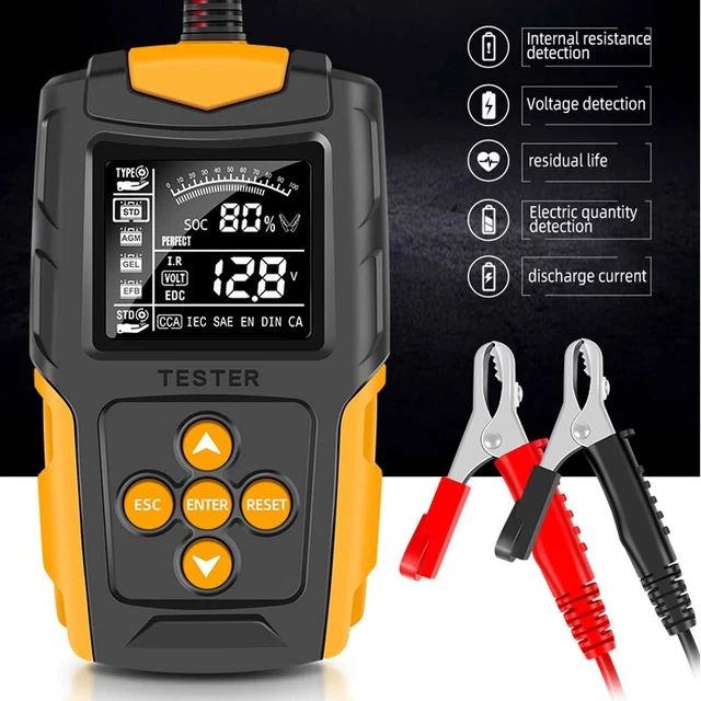 Auto parts 12V 24V Car Battery Tester Detector Digital Load Discharge Analyzer