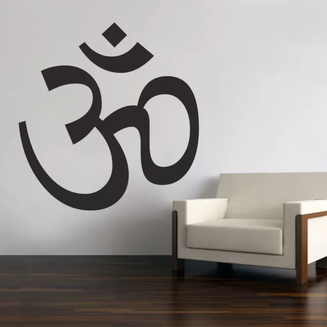 Om Symbol AUM Wandtattoo Auto Aufkleber Wohnzimmer Schlafzimmer India Hindus