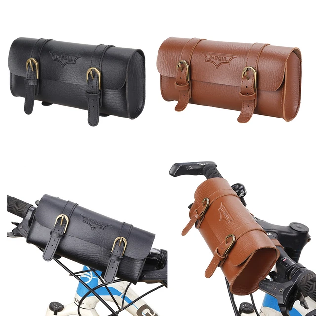 Sacoche de vélo vintage, sacoche de porte-bagages, sac de rangement d'outils de selle pour vélos et motos - Sport