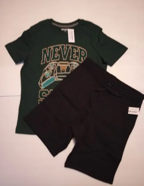 Old Navy NWT Boys size 8 Tshirt and Go-Dry Mesh Performance Shorts for Boys ( m)