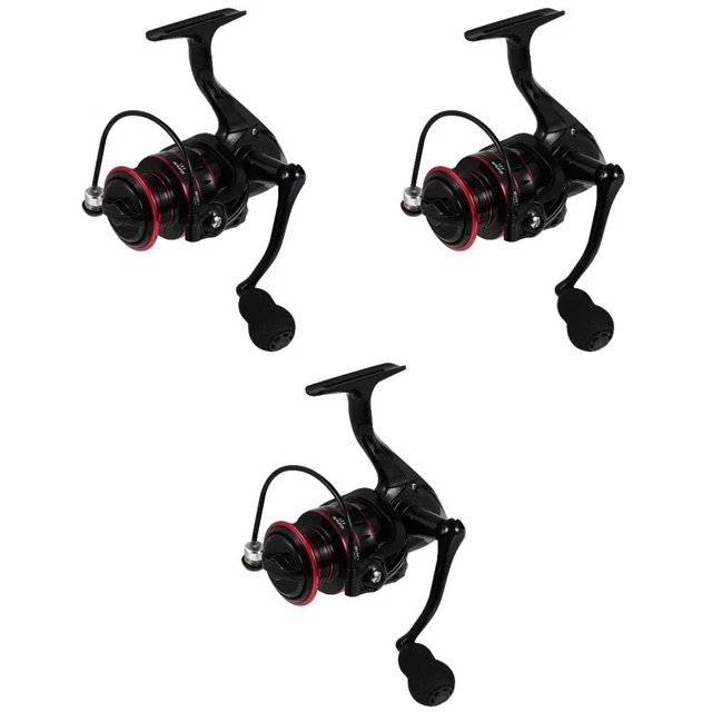 Poignée De Moulinet De Pêche à 3 Boutons En Aluminium Pour Outils De Peche Au Lancer Appats Rouge Pistolet 95067585