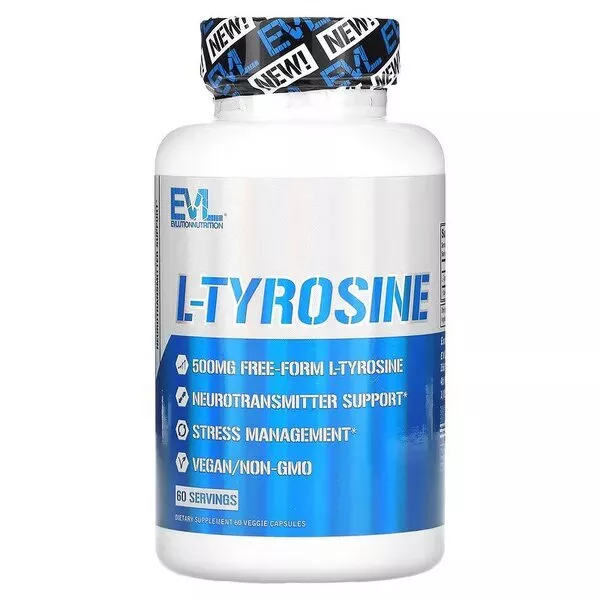 EVLution Nutrition L-TYROSINE - 60 Vcaps