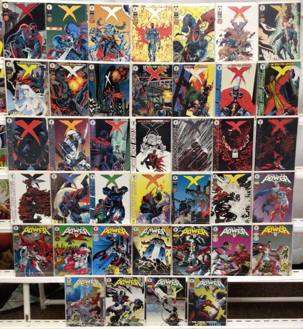 Dark Horse Comics X 1-25 / Will to Power 1-12 Complete Sets VF/NM 1994
