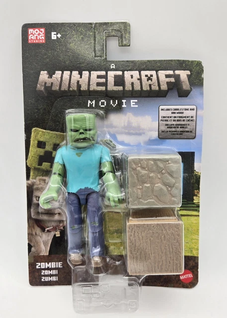 MINECRAFT MOVIE MATTEL Zombie Action Figure 2024 Character Toy New