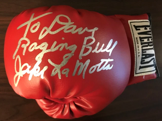 Jake LaMotta (Deceased) Signed Everlast Boxing Glove Raging Bull Autograph RARE!