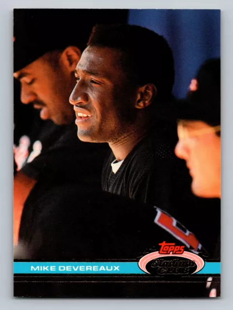 1991 Stadium Club #555 Mike Devereaux   Baltimore Orioles